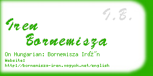iren bornemisza business card
